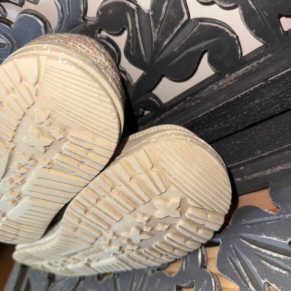 Hey Dude Wendy Custom Hand Tooled Leather Canvas US Navy VP-16 Shoes Woman’s 10 - Picture 13 of 14